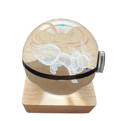 POKÈBALL LED (Base in Legno)