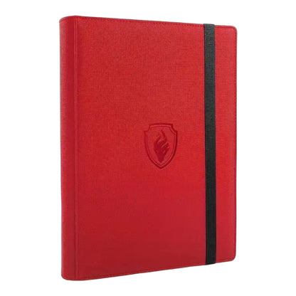 ALBUM PHANTOM - Rosso con Chiusura Elastica | 9 Tasche 40 Pagine