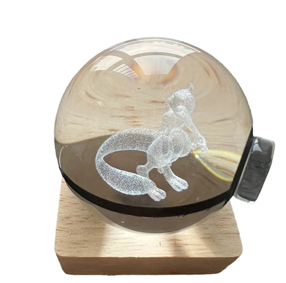 POKÈBALL LED (Base in Legno)